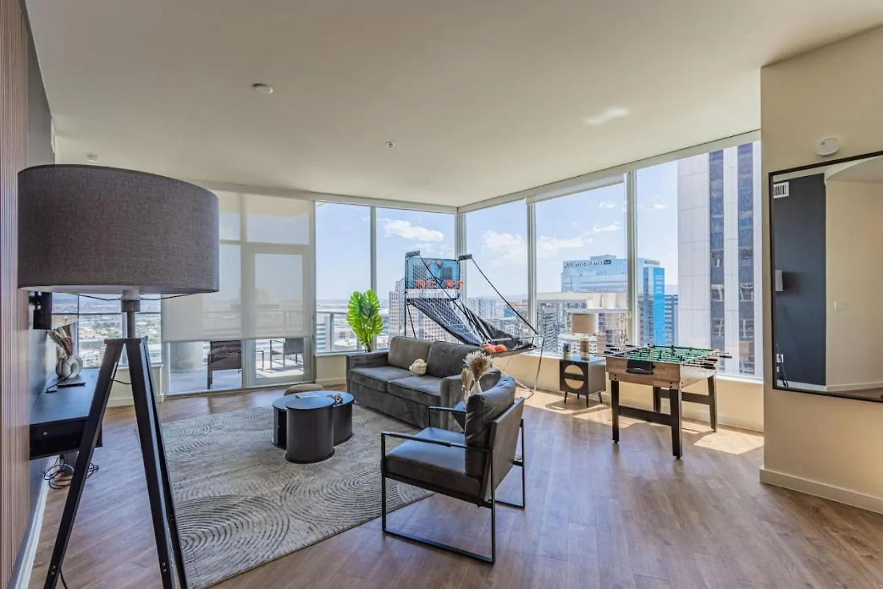 Elegant 28Th Floor High Rise, Gym, Parking, Pool, Golf Lejlighed Phoenix USA