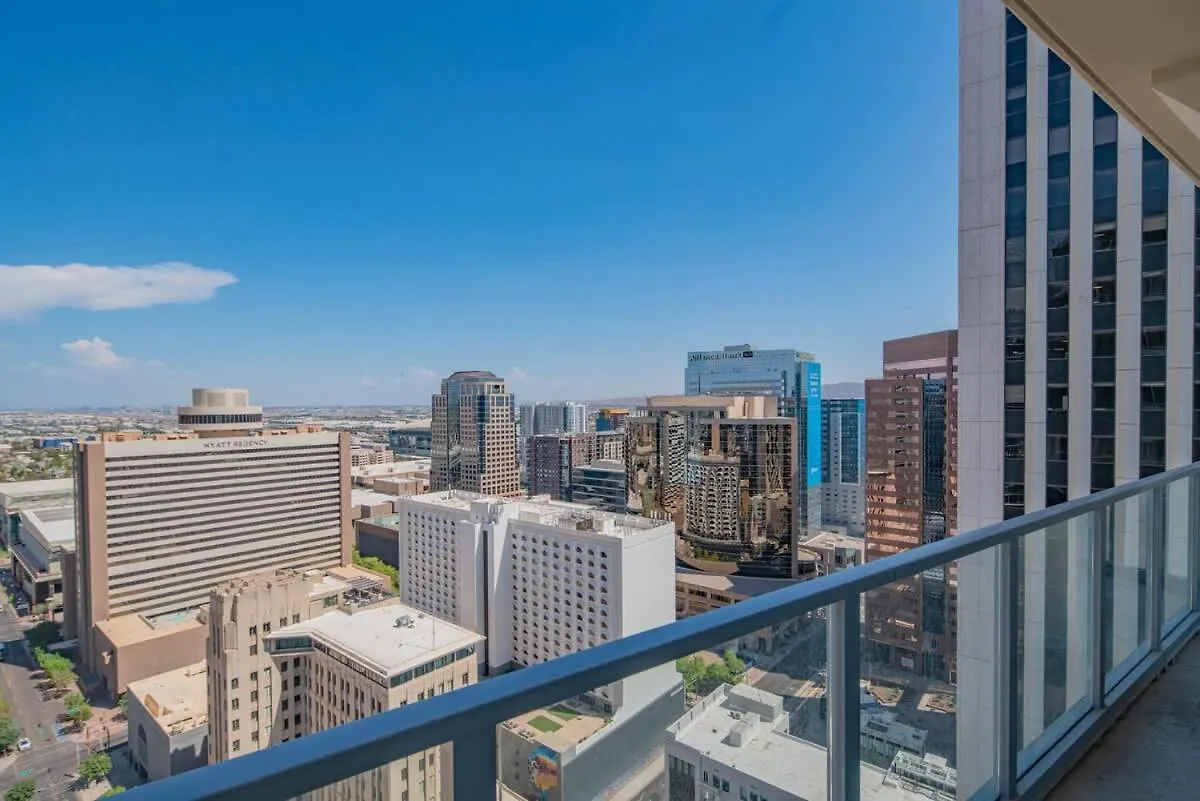 Elegant 28Th Floor High Rise, Gym, Parking, Pool, Golf Lejlighed Phoenix 0*,  USA